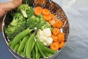 warzywa w durszlaku
