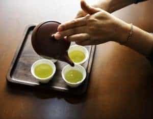 parzenie zielonej herbaty