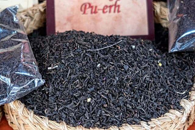 czerwona herbata Pu-erh